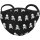 Mister Tee Skull Face Mask black/white one size