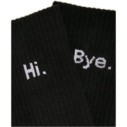 Mister Tee HI - Bye Socks short 2-Pack black/white 47-50