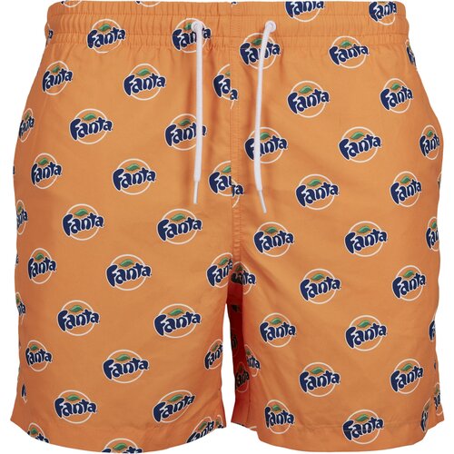 Merchcode Fanta Logo AOP Swimshorts orange XS