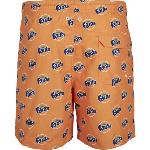 Merchcode Fanta Logo AOP Swimshorts orange XS