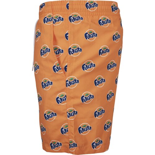 Merchcode Fanta Logo AOP Swimshorts orange XS