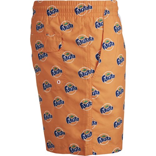 Merchcode Fanta Logo AOP Swimshorts orange XS