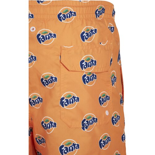 Merchcode Fanta Logo AOP Swimshorts orange XS