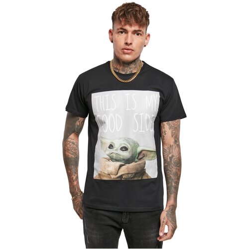 Merchcode Baby Yoda Good Side Tee black L