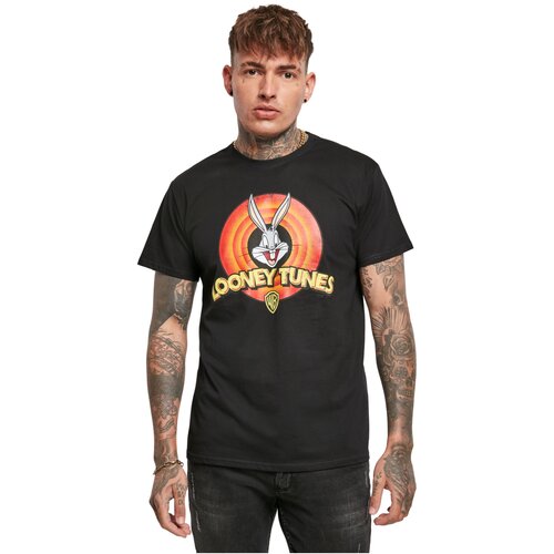 Merchcode Looney Tunes Bugs Bunny Logo Tee black S