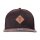 Djinns 6 Panel Snapback Cap GlenCheck brown
