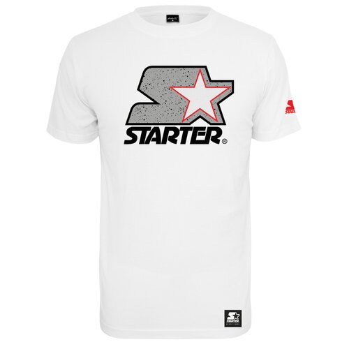Starter Multicolored Logo Tee wht/gry XL