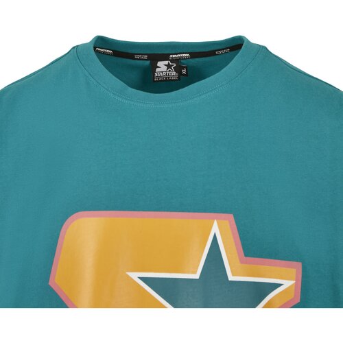 Starter Colored Logo Tee green/yellow/rose M