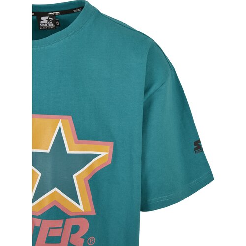 Starter Colored Logo Tee green/yellow/rose M