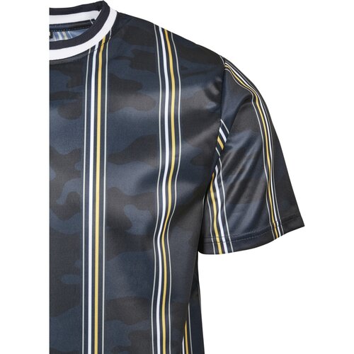 Southpole Thin Vertical Stripes AOP T-Shirt navy XL