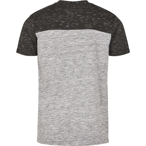 Southpole Color Block Tech Tee marled grey L