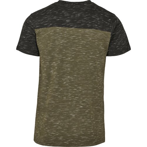 Southpole Color Block Tech Tee marled olive M