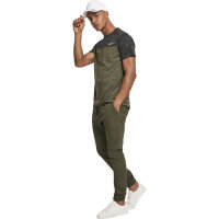 Southpole Color Block Tech Tee marled olive S