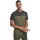 Southpole Color Block Tech Tee marled olive S