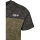 Southpole Color Block Tech Tee marled olive S