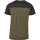 Southpole Color Block Tech Tee marled olive S