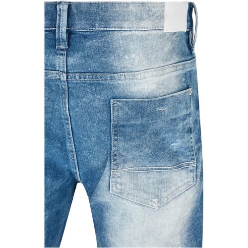 Southpole Biker Denim Shorts lt.sand blue 38