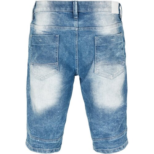 Southpole Biker Denim Shorts lt.sand blue 38