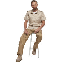 Brandit Short Sleeves US Shirt beige  3XL