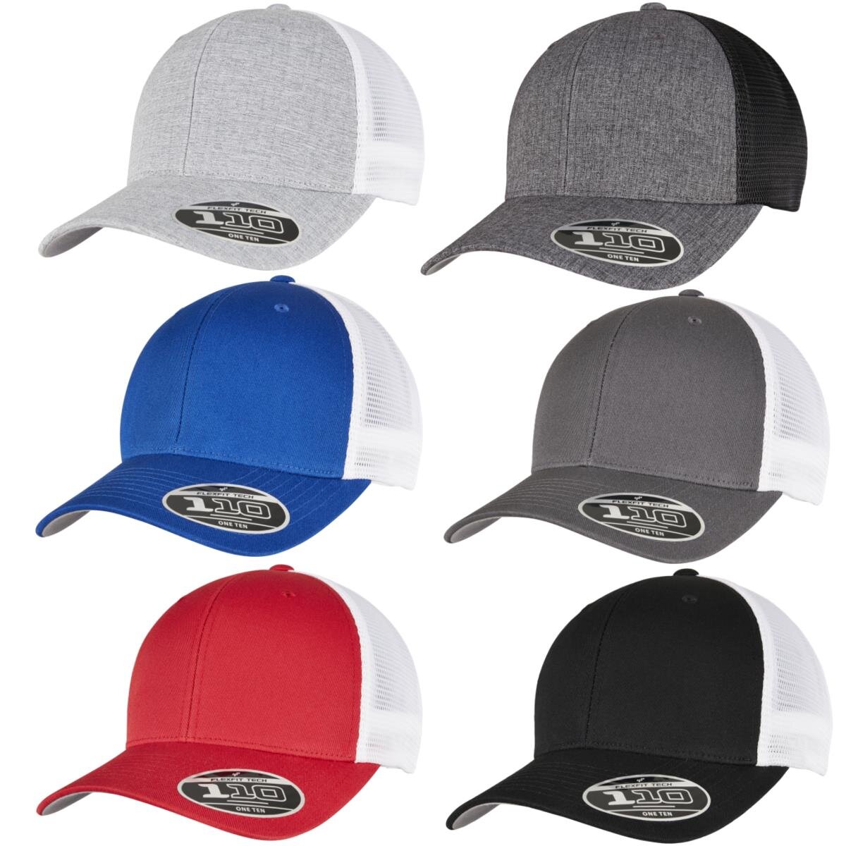 Flexfit 110 Snapback Pet - 2-Tone, Wol Mix, Verstelbare Sluiting, Uniseks