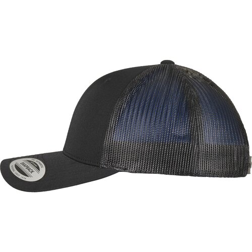 Yupoong Trucker Recycled Polyester Fabric Cap black one size