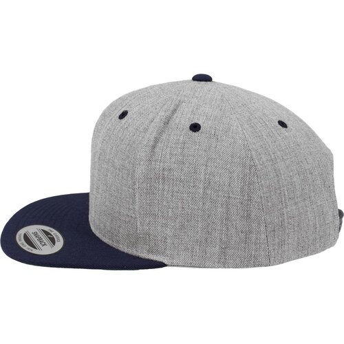 Yupoong Classic Snapback 2-Tone heather/navy one size