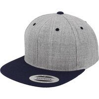 Yupoong Classic Snapback 2-Tone heather/navy one size