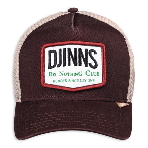 Djinns HFT Cap Nothing Club #2 HeatDye Dark Brown
