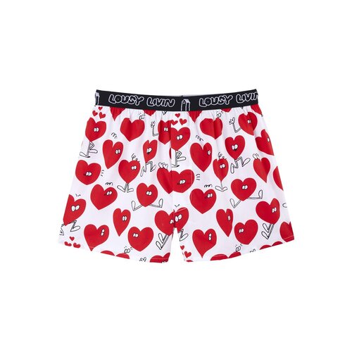 Lousy Livin Boxershorts Briefs Apple & Valentine Red XL