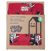 Lousy Livin Boxershorts "Smash" Red S