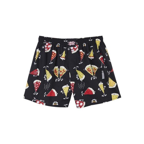 Lousy Livin Boxershorts Pizza Black M