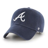 47 Brand MLB Atlanta Braves Cap 47 CLEAN UP Navy