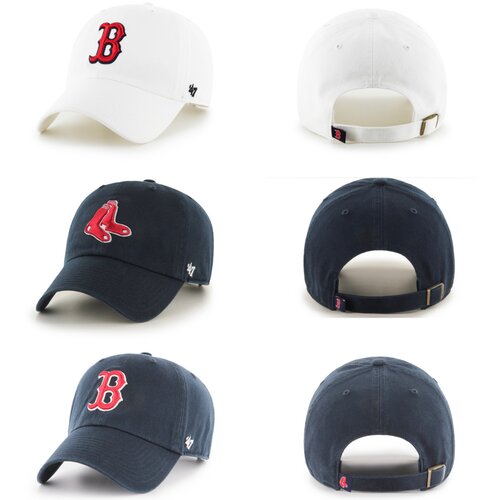 47 Brand MLB Boston Red Sox 47 CLEAN UP Strapback Cap