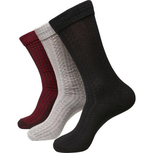 Urban Classics Cosy Jaquard Socks 3-Pack