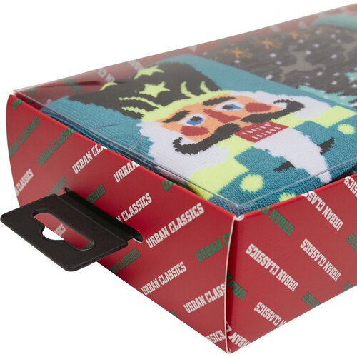 Urban Classics Christmas Nutcracker Socks 3-Pack multicolor 39-42