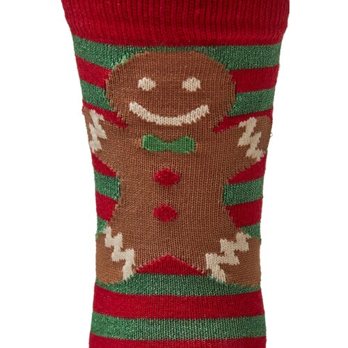 Urban Classics Christmas Gingerbread Lurex Socks 3-Pack
