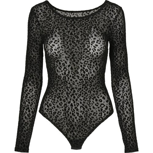 Urban Classics Ladies Flock Lace Body black 5XL