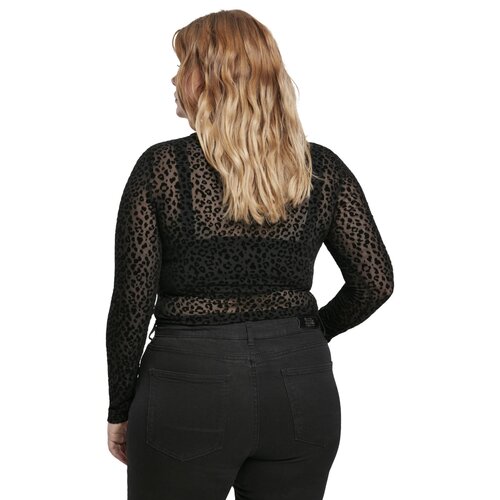 Urban Classics Ladies Flock Lace Body black 5XL