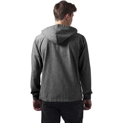 Urban Classics Chambray Jacket grey / white