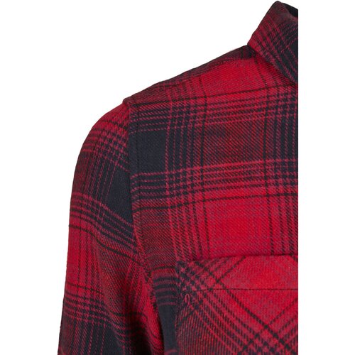 Urban Classics Ladies Check Shirt Dress darkblue/red XS