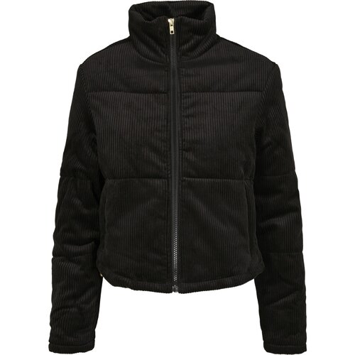 Urban Classics Ladies Corduroy Puffer Jacket black 3XL