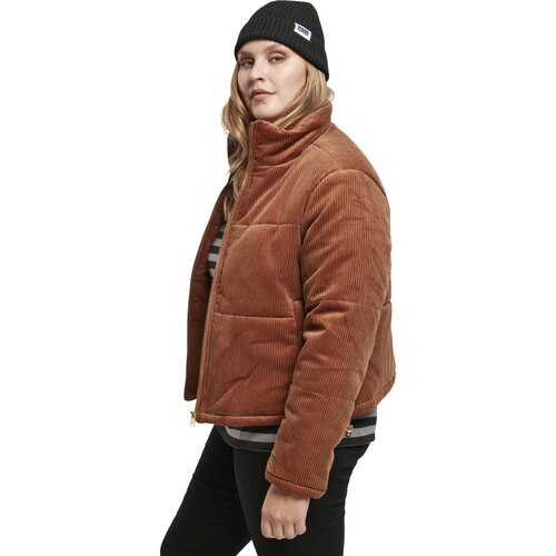 Urban Classics Ladies Corduroy Puffer Jacket toffee XXL