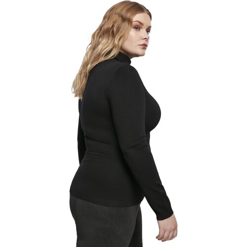 Urban Classics Ladies Basic Turtleneck Sweater black 3XL