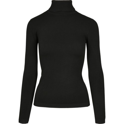 Urban Classics Ladies Basic Turtleneck Sweater black XS