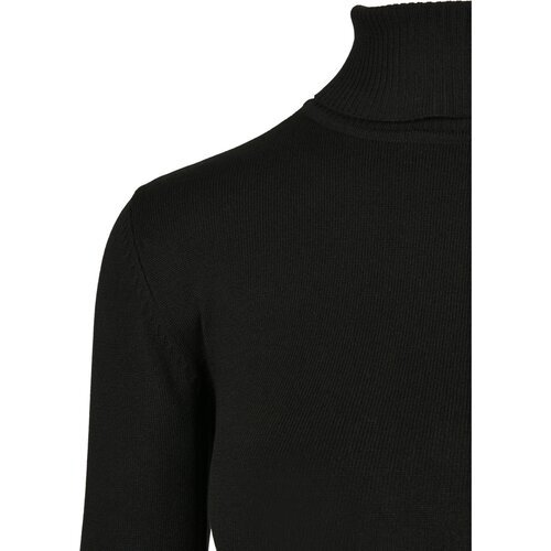 Urban Classics Ladies Basic Turtleneck Sweater black XS