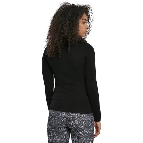 Urban Classics Ladies Basic Turtleneck Sweater black XS