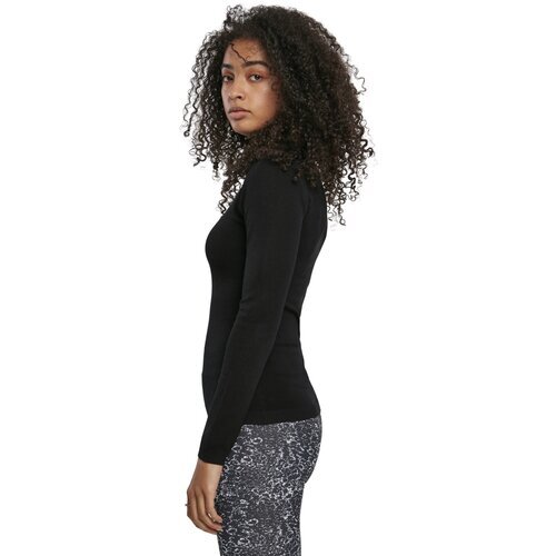 Urban Classics Ladies Basic Turtleneck Sweater black XS