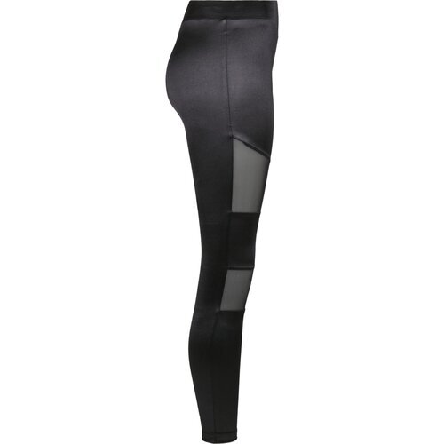 Urban Classics Ladies Shiny Tech Mesh Leggings black M