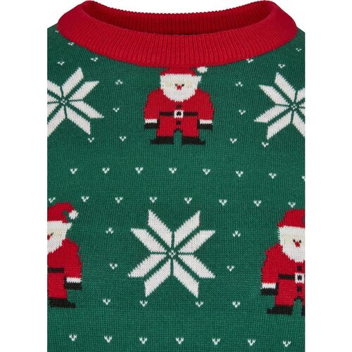 Urban Classics Ladies Santa Christmas Sweater x-masgreen 5XL