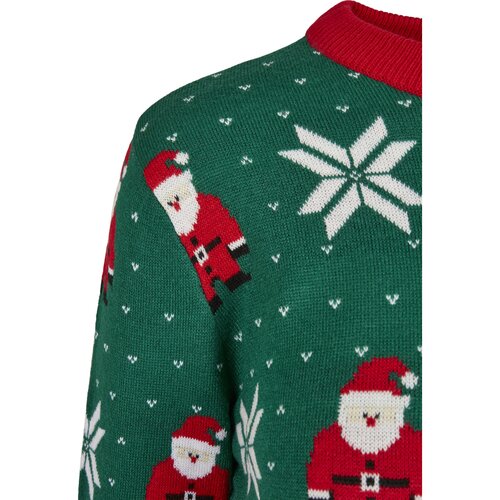 Urban Classics Ladies Santa Christmas Sweater x-masgreen 5XL